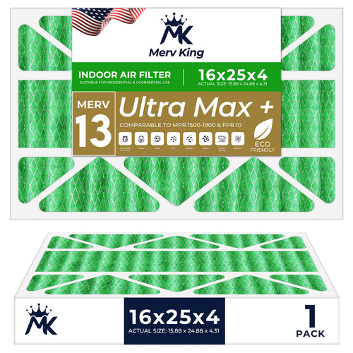 16x25x4 Merv 13 Pleated Air Filters