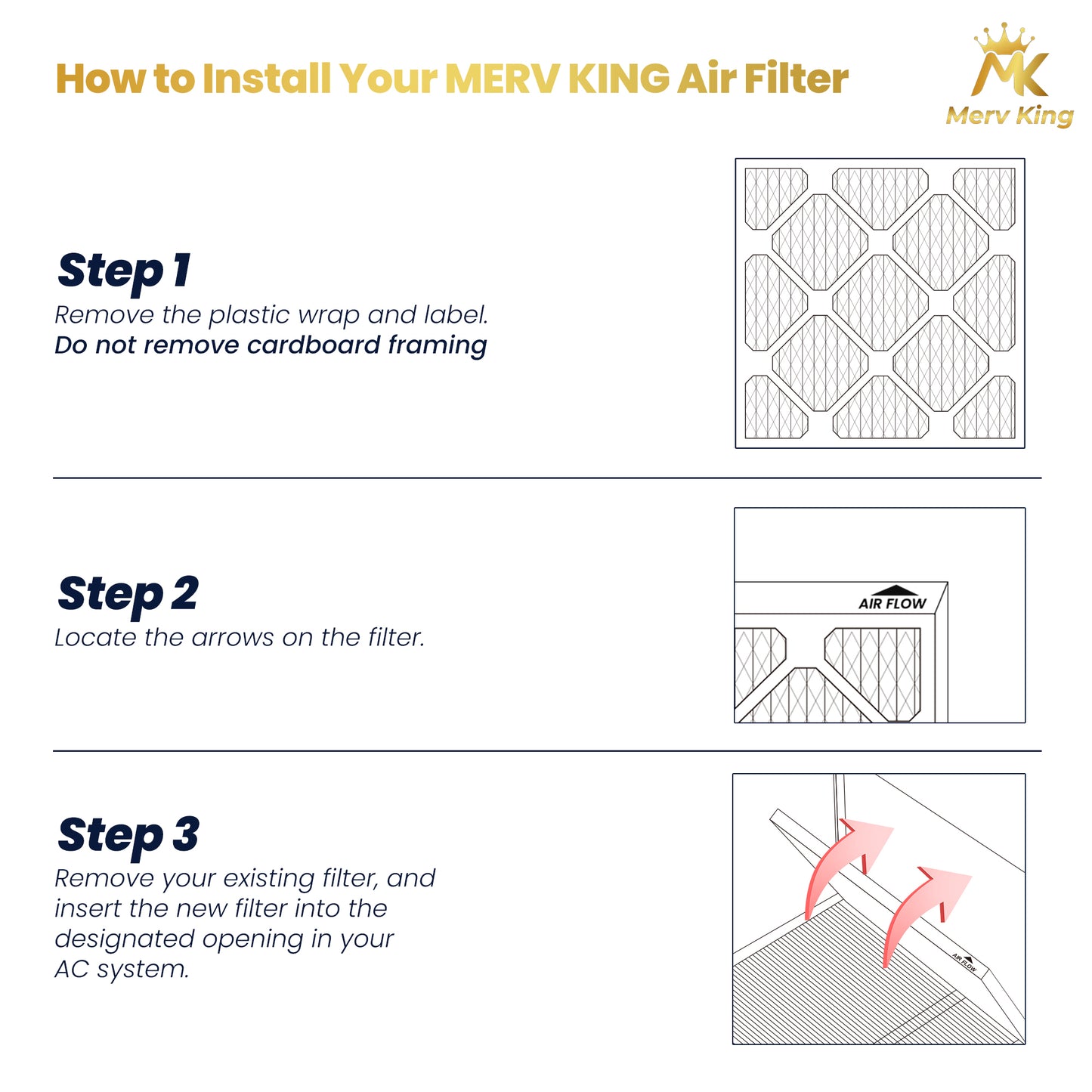 16x20x5 Merv 8 Pleated Air Filters