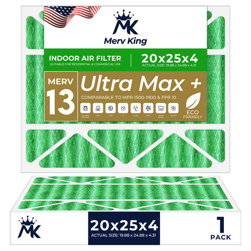 20x25x4 Merv 13 Pleated Air Filters