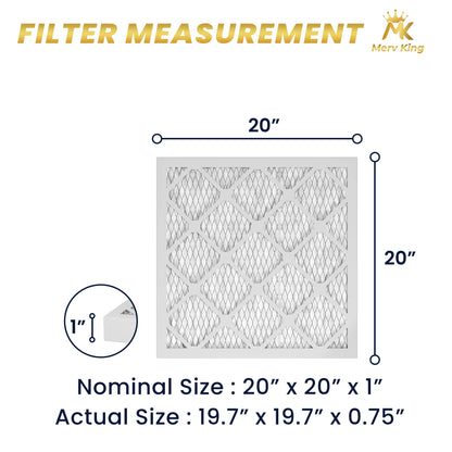 20x20x1 Merv 11 Pleated Air Filters