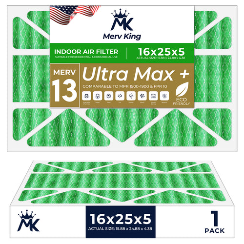 16x25x5 Merv 13 Pleated Air Filters
