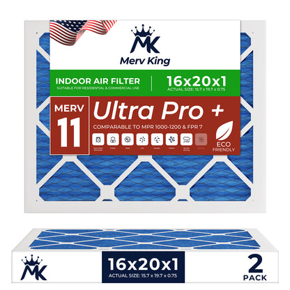 16x20x1 Merv 11 Pleated Air Filters