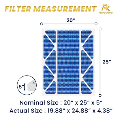 20x25x5 Merv 11 Pleated Air Filters