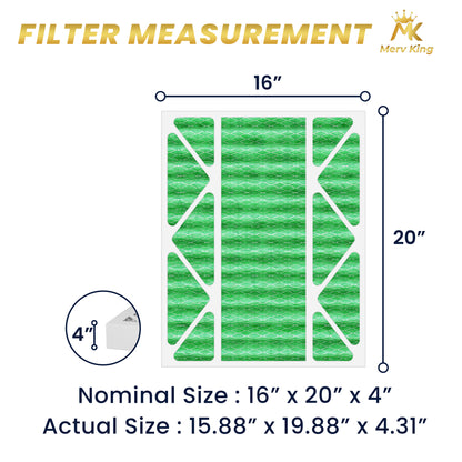 16x20x4 Merv 13 Pleated Air Filters