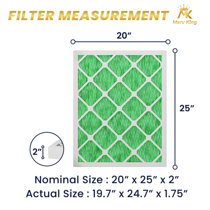 20x25x2 Merv 13 Pleated Air Filters