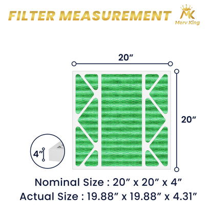 20x20x4 Merv 13 Pleated Air Filters