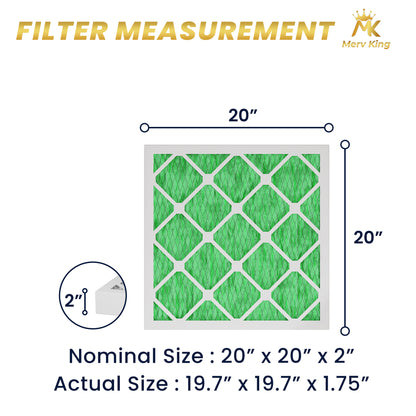 20x20x2 Merv 13 Pleated Air Filters