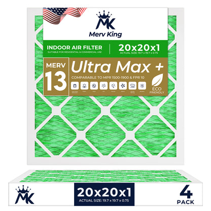 20x20x1 Merv 13 Pleated Air Filters