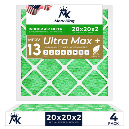 20x20x2 Merv 13 Pleated Air Filters
