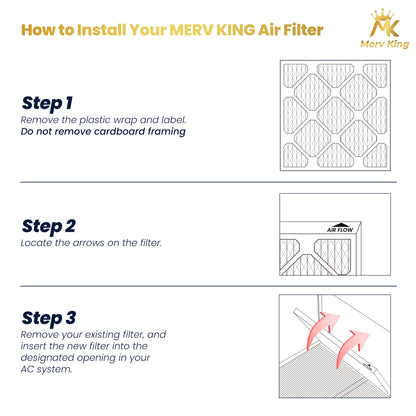 16x20x5 Merv 8 Pleated Air Filters
