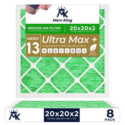 20x20x2 Merv 13 Pleated Air Filters